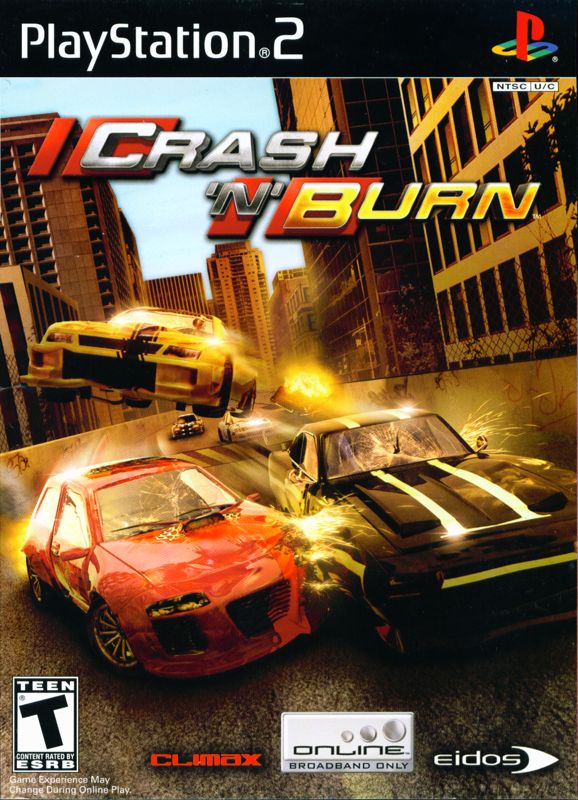 Crash 'n' Burn box art for Xbox